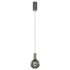 LAMPA wisząca ARIA MD17012002-1A Italux szklana OPRAWA zwis LED 6W 3000K kula ball przydymiona