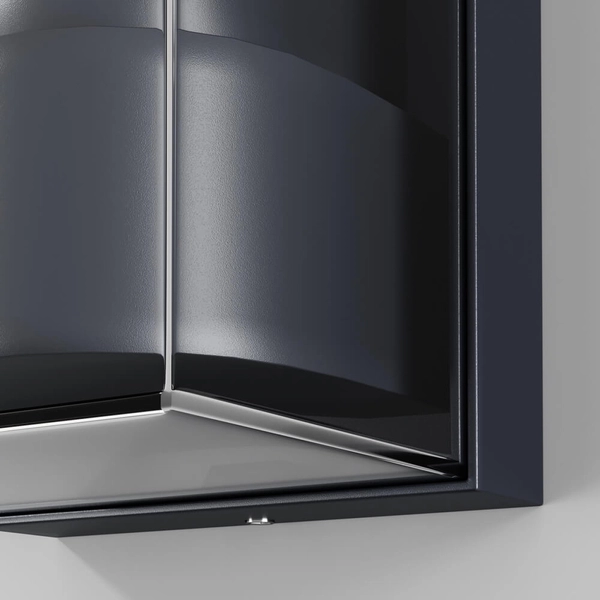 Prostokątna lampa naścienna Conf O450WL-01GF Maytoni IP65 grafitowy