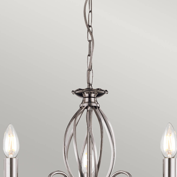 Lampa wisząca Aegean AG3-POL-NICKEL świecznikowa polerowany nikiel