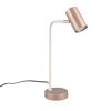Stolikowa lampa z wtyczką MARLEY 512400165 różowa biała tuba 1xGU10