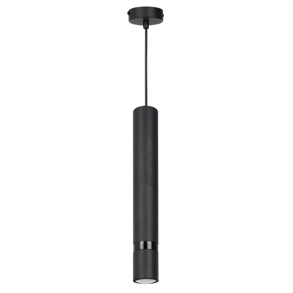 Podłużna lampa wisząca JOKER ALL BLACK MLP96794 do salonu czarny