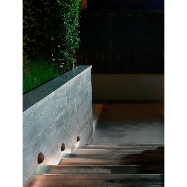 Zewnętrzna lampa ścienna DONVELA LE75304 LED 3W 3000K IP65 rdzawa