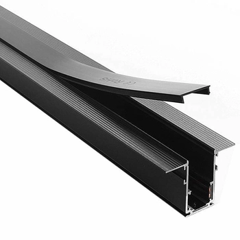 Podtynkowy system szynowy 3-fazowy 460 Domeno LED magnetyczny czarny