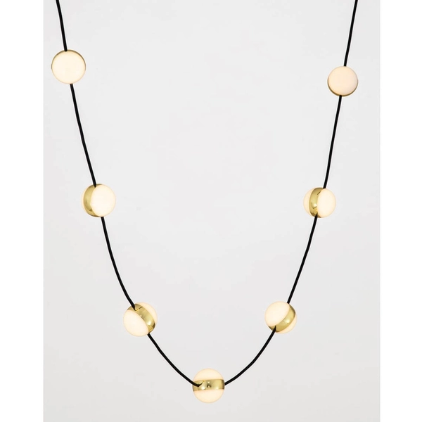 Lampa zwisająca nad stół CUTERVO LE44604 LED 54W 3000K bubbles czarna złota biała