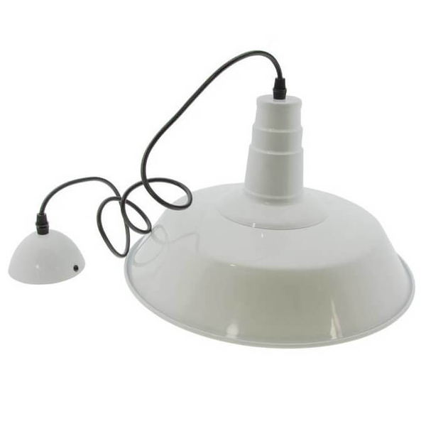 Zwieszana lampa Retro ABR-LWRG-W Abruzzo zwis metalowa biała