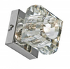 Sufitowa lampa glamour Rubic kwadratowa chrom crystal