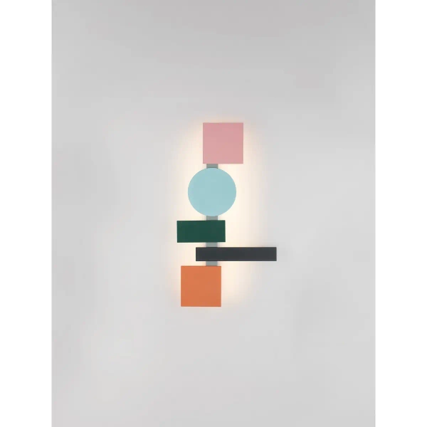 Dekoracyjna lampa ścienna GORZANO LE45552 LED 19W 2700-4000K kolorowa