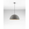 Kopułowa wisząca lampa NAVIRTA LE45343 japandi nad wyspę szara