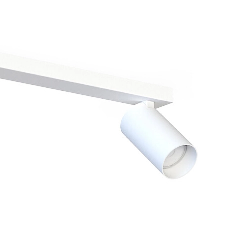 Lampa sufitowa Mono 7811 regulowane reflektorki do salonu białe