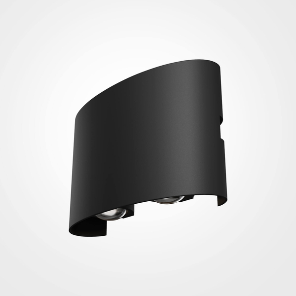 Ledowy kinkiet zewnętrzny Strato O417WL-L4B3K LED 4W 3000K czarny
