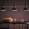 LAMPA wisząca LARRY 106971 Markslojd metalowa OPRAWA zwis kopuły belka mosiądz czarna