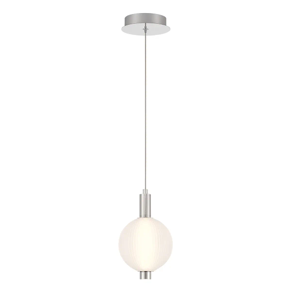 Pojedyncza lampa wisząca Palmas QN-PALMAS-1MP-PN LED 12W 3000K biała