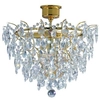 Sufitowa lampa ROSENDAL 100510 Markslojd kryształowy plafon pałacowy złoty
