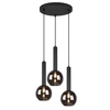 Kaskadowa lampa zwis CLAYTON 310390332 Trio kule do sypialni czarny