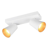Sufitowa lampa Sharp 817100231 reflektorki tuby do kuchni metalowa biała