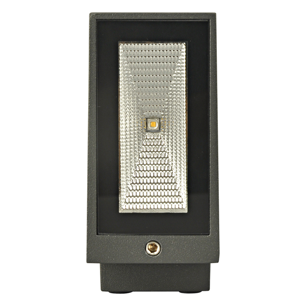 Ledowa lampa elewacyjna Orlean do ogrodu 5W 4000K grafitowa IP54