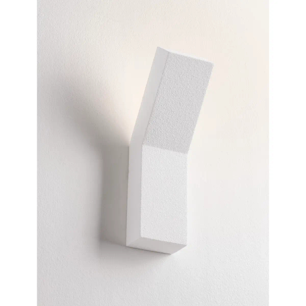 Ścienna lampa gipsowa DORSELA LE45576 minimalistyczna biała