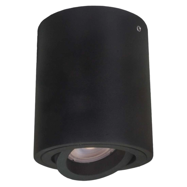 Spot LAMPA sufitowa LUCIA IT8004R1-BK Italux metalowa OPRAWA tuba czarna