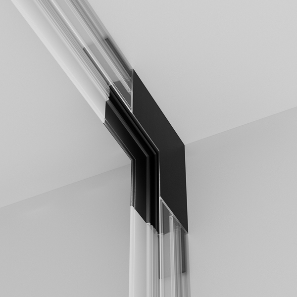 Łącznik-L do szynoprzewodu magnetycznego Exility TRA034ICL-41B czarny