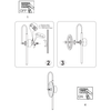 Lampa ścienna Plato LP-0301/1W AM LED 6W 3000-6000K bursztynowy
