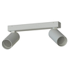 Regulowana lampa nasufitowa Fourty 11437 tubki metalowe jedwabisty szary