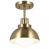 Metalowa lampa wisząca/ścienna/sufitowa Niva KL-NIVA-1W-1P-CPZ szampańska