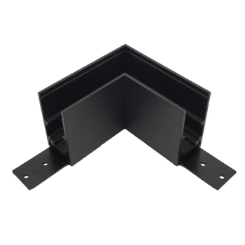 Łącznik kątowy poziomowy Magnet Line TLV-A01H natynkowy do szyny czarny