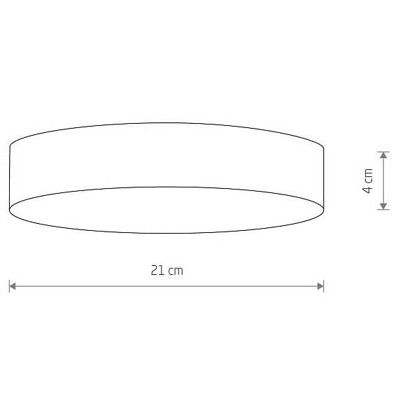 Lampa salonowa sufitowa Lid Round 10413 Nowodvorski LED 35W 4000K biała