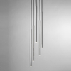 Salonowa lampa wisząca Sopel 40732 Sigma zwis czarna srebrna