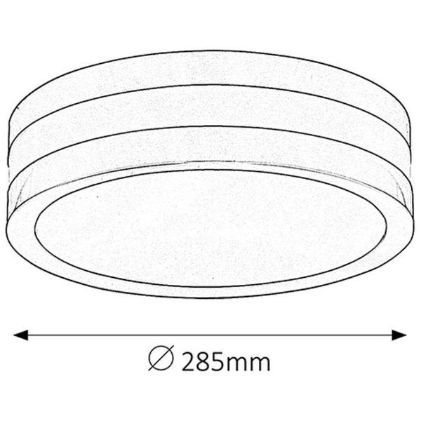 Zewnętrzna LAMPA sufitowa STUTTGART 8220 Rabalux IP44 nastropowa OPRAWA outdoor PLAFON satyna