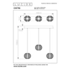 Wisząca lampa nad stół CINTRA 13499/12/60 LED 12,6W 2700K złoty mosiądz