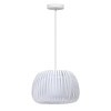 Salonowa lampa wisząca AGORA AZ6641 nad stół ażurowa biała