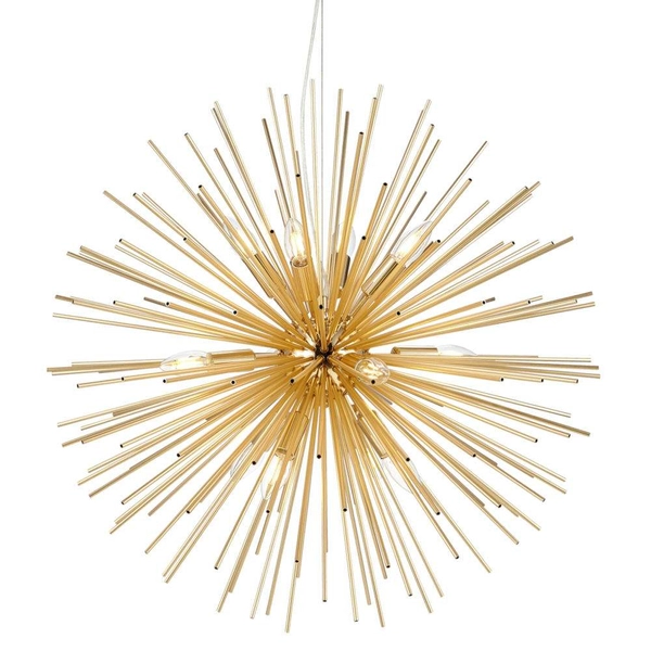 Designerska LAMPA wisząca SOLEIL 107752 Markslojd metalowa OPRAWA gwiazda złota