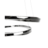 Pierścieniowa lampa wisząca ANILLO czarna MSE1501100600 2xLED 41W 3000K ringi