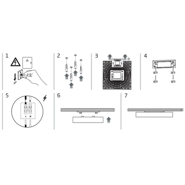 Kwadratowy plafon Lid Square 10420 Nowodvorski LED 15W 3000K natynkowy biały