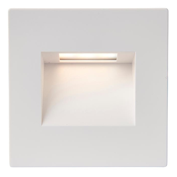 Ramka do lampy wpuszczanej Albus 99763 kwadratowa biała
