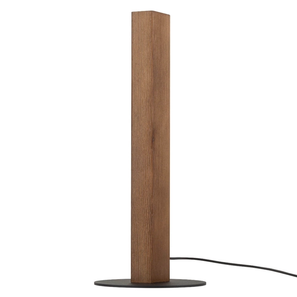 Podłużna nocna lampka Teo 1411 TK Lighting boho drewniana brązowa