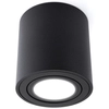 Metalowa lampa sufitowa Mini czarna tuba do przedpokoju