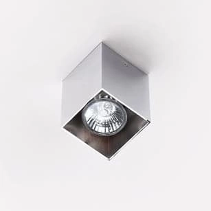Jadalniany spot sufitowy PET SQUARE C0084 Maxlight chrom szary