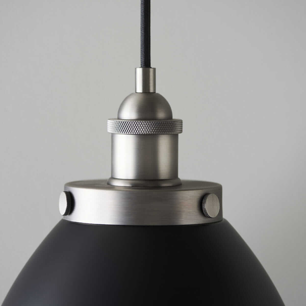 Jadalniana lampa wisząca Franklin 98750 Endon vintage cyna czarna