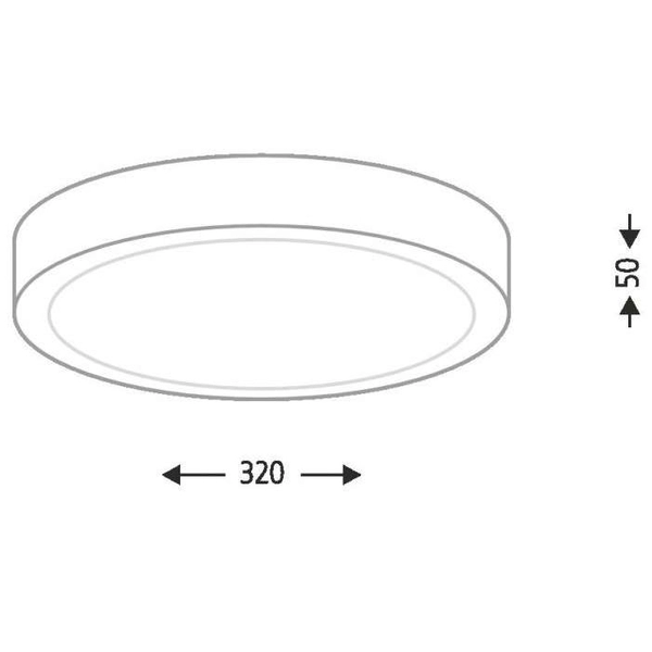 Plafoniera sufitowa NOMI 8444 Shilo LED 11,5W 4000K okrągła czarna