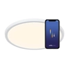 Plafon okrągły do salonu Oja 2015146101 LED 2700-6500K z pilotem biały