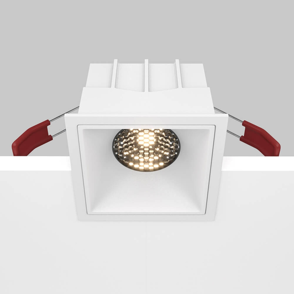 Lampa wpuszczana do salonu Alfa DL043-01-15W3K-D-SQ-W LED 15W 3000K biały