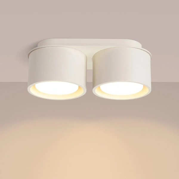 Podwójna lampa sufitowa MODO beżowa SL.2443 2xGx53 tubki