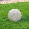 Zewnętrzna lampa kula Stone szara SLP8305+SLP8343 1xE27 IP44 betonowa
