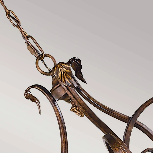 Potrójny żyrandol Sonoma Valley FE-SONOMAVALLEY3 Feiss na łańcuchu brązowy