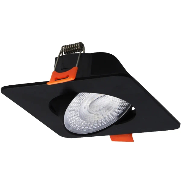 Sufitowa lampa wpuszczana PLUS LP-1506/1RS BK Square LED 3-7W CCT czarna