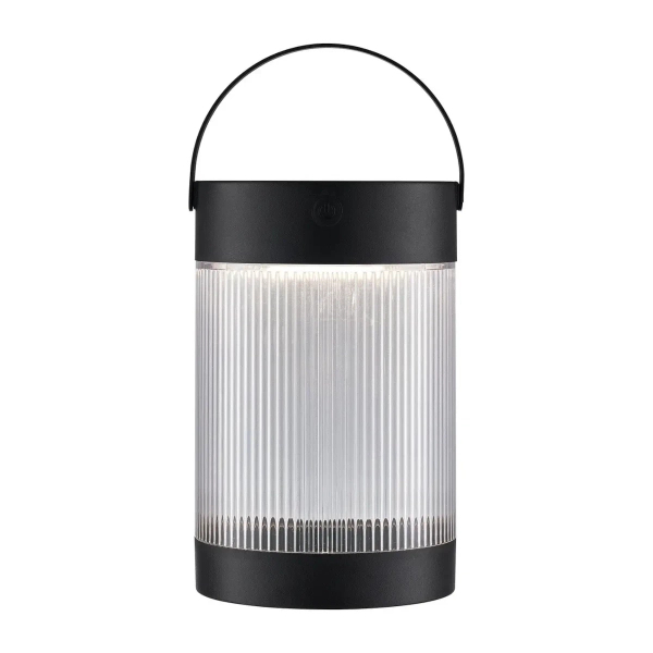 Lampka stołowa solarna tuba Coupar 2518215003 IP44  ściemnialna czarny