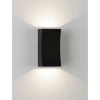 Prostokątna lampa do ogrodu ścienna ZARDUNA LE75223 LED 6W 3000K IP65 antracyt