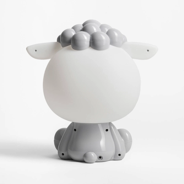 Dekoracyjna lampka nocna Sheep KDR-612-GR Zumaline LED 3W 4000K biała szara